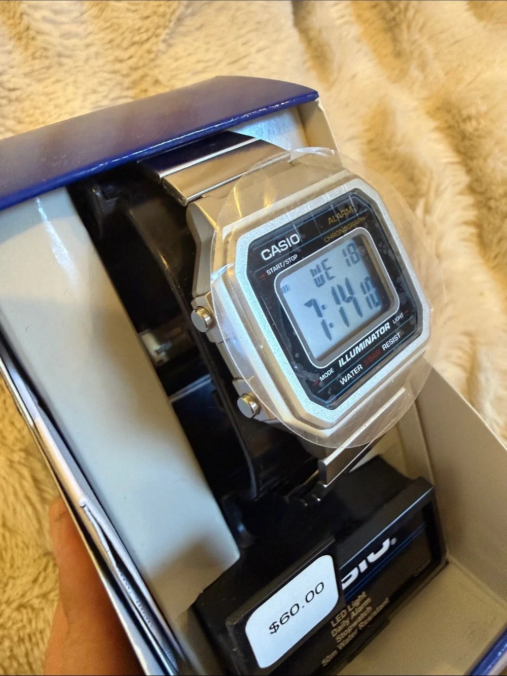 Wristwatch in box